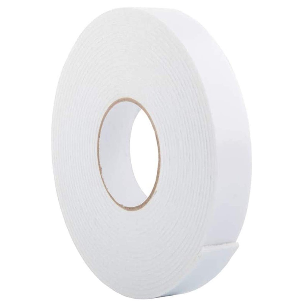 White Foam W 1 Side 4mm x 30mm x 10m